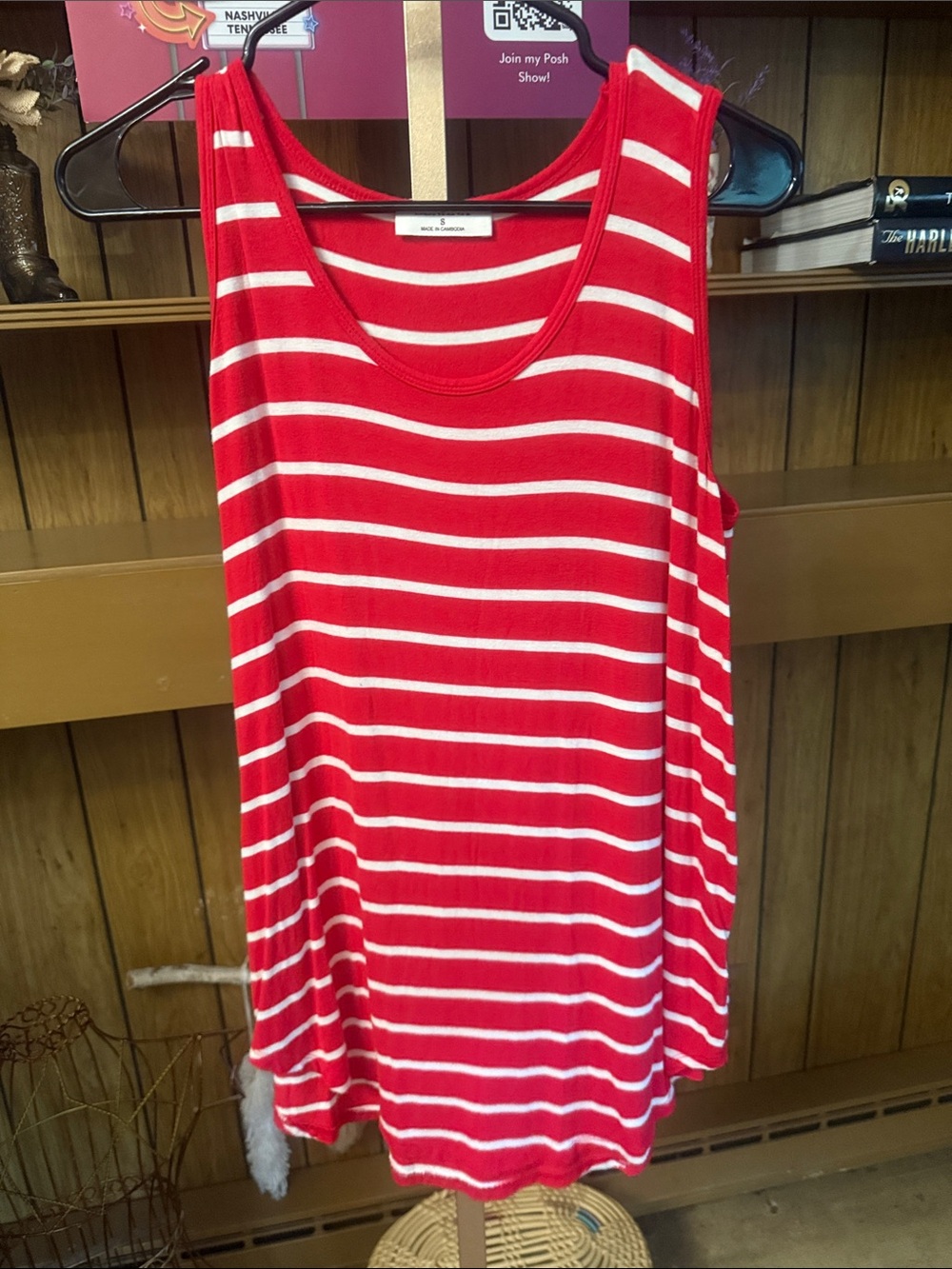 Zenana striped tank